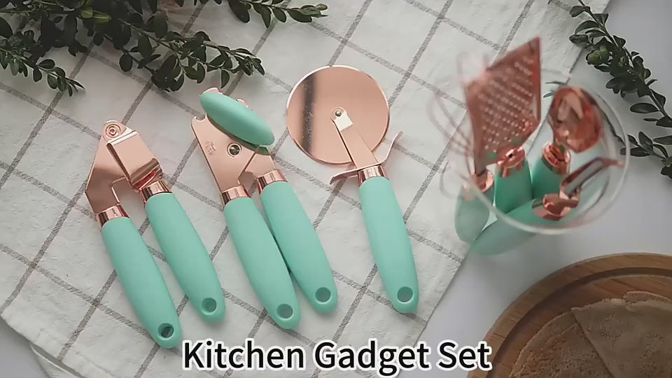 Elegant Stainless Steel Kitchen Tool Set